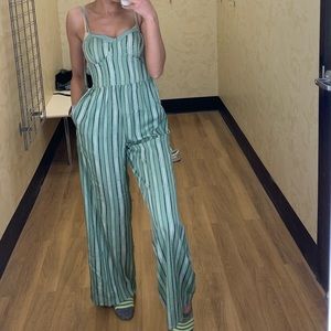 Striped Jumpsuit